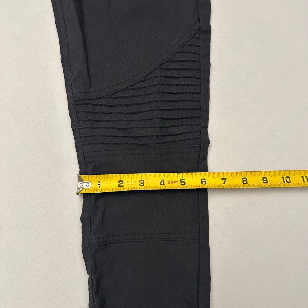 Prana Moto Pants Womens 8 Black Brenna Skinny Lightweight Hiking Outdoor Utility - Picture 9 of 9
